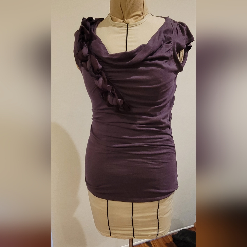 DELETTA knit cowl top